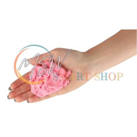Piasek kinetyczny 1kg w woreczku różowy Piasek kinetyczny 1kg w woreczku różowy