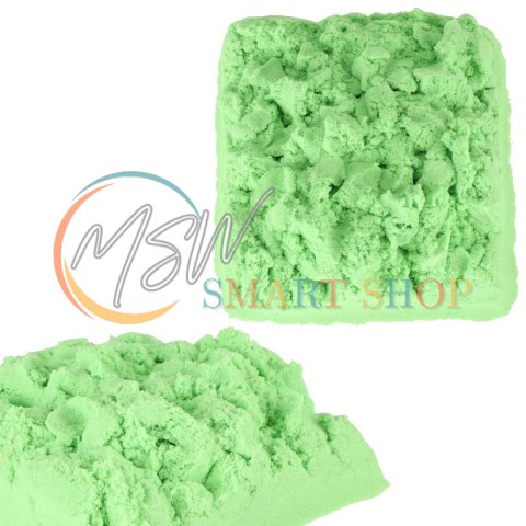 Piasek kinetyczny 1kg w woreczku zielony Piasek kinetyczny 1kg w woreczku zielony