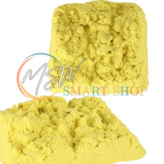 Piasek kinetyczny 1kg w woreczku żółty