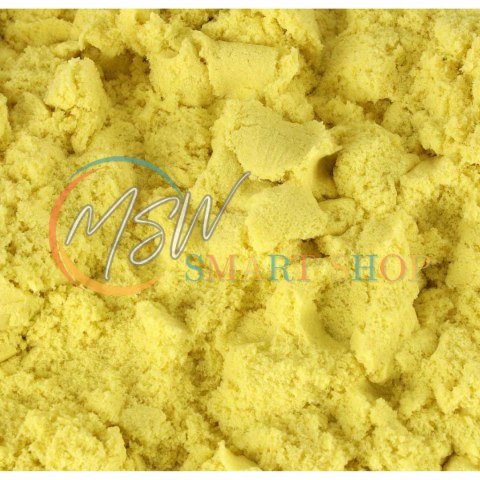 Piasek kinetyczny 1kg w woreczku żółty Piasek kinetyczny 1kg w woreczku żółty