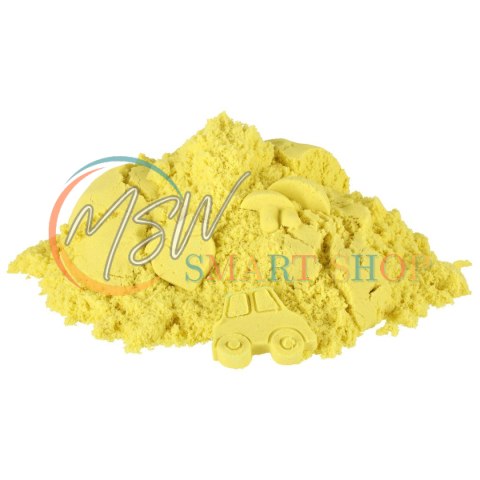 Piasek kinetyczny 1kg w woreczku żółty Piasek kinetyczny 1kg w woreczku żółty