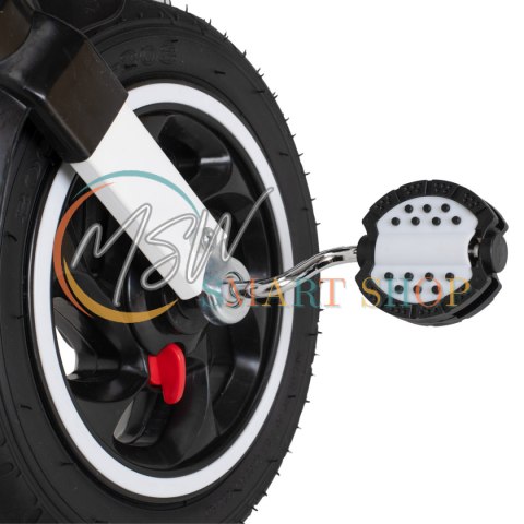 Rowerek trójkołowy Trike Fix V3 rower spacerówka 3w1 obracany 360 wolne koło czarny