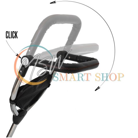 Rowerek trójkołowy Trike Fix V3 rower spacerówka 3w1 obracany 360 wolne koło czarny