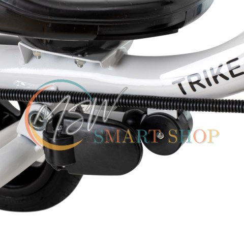 Rowerek trójkołowy Trike Fix V3 rower spacerówka 3w1 obracany 360 wolne koło czarny