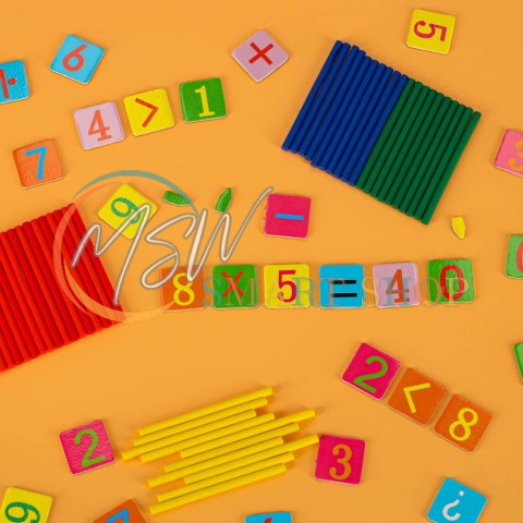 Zestaw edukacyjny nauka zegarka liczenia dodawania dla dzieci zegar do nauki godzin czasu