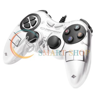 EGG105W Gamepad PC USB Fighter biały Esperanza