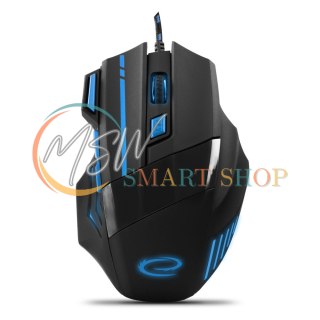 EGM201B Mysz przewodowa dla graczy 7D optyczna USB MX201 Wolf niebieska