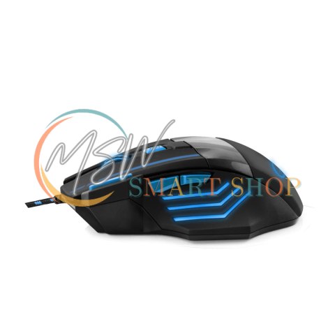 EGM201B Mysz przewodowa dla graczy 7D optyczna USB MX201 Wolf niebieska EGM201B Mysz przewodowa dla graczy 7D optyczna USB MX201 Wolf niebieska