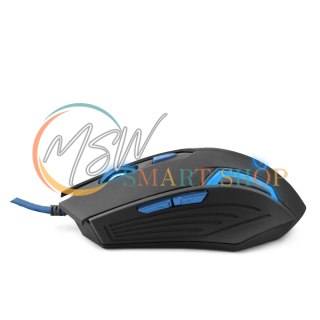EGM205B Mysz przewodowa dla graczy 6D optyczna USB MX205 Fighter NIEBIESKA