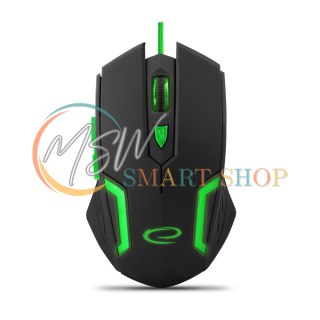 EGM205G Mysz przewodowa dla graczy 6D optyczna USB MX205 Fighter zielona