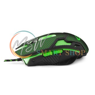 EGM207G Mysz przewodowa dla graczy 6D optyczna USB MX207 Cobra zielona