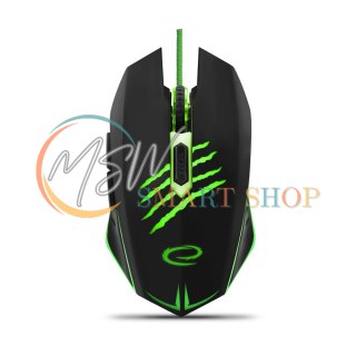 EGM209G Mysz przewodowa dla graczy 6D optyczna USB MX209 Claw zielona