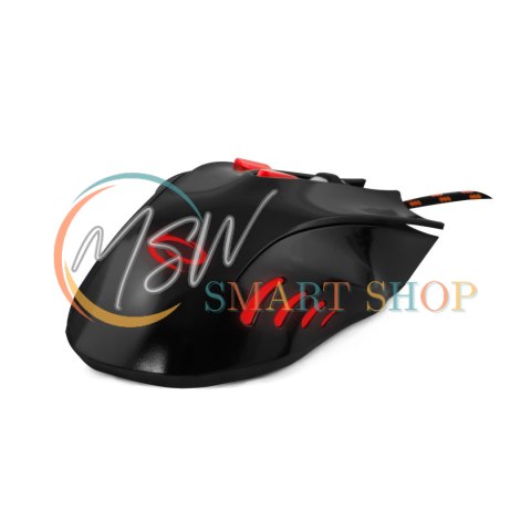 EGM401KR Mysz przewodowa dla graczy 7D optyczna USB MX401 Hawk czarno-czerwona EGM401KR Mysz przewodowa dla graczy 7D optyczna USB MX401 Hawk czarno-czerwona