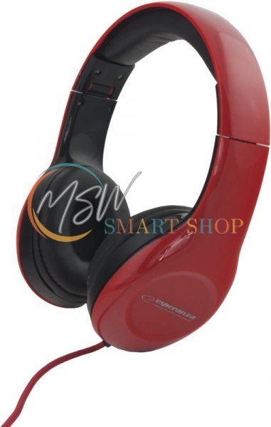 EH138R Słuchawki Audio Soul czerwone Esperanza EH138R Słuchawki Audio Soul czerwone Esperanza