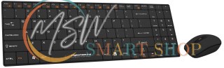 EK122K Zestaw bezprzewodowy klawiatura + mysz 2.4GHz USB Liberty czarny