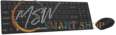 EK122K Zestaw bezprzewodowy klawiatura + mysz 2.4GHz USB Liberty czarny EK122K Zestaw bezprzewodowy klawiatura + mysz 2.4GHz USB Liberty czarny