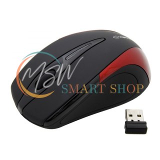 EM101R Mysz bezprzewodowa 2.4GHz 3D optyczna USB Antares czerwona