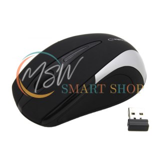 EM101S Mysz bezprzewodowa 2.4GHz 3D optyczna USB Antares srebrna
