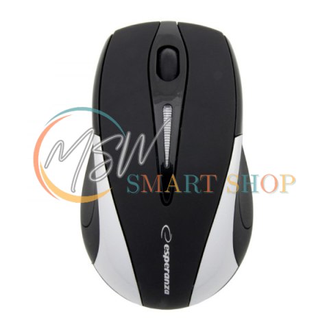 EM101S Mysz bezprzewodowa 2.4GHz 3D optyczna USB Antares srebrna EM101S Mysz bezprzewodowa 2.4GHz 3D optyczna USB Antares srebrna
