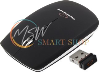 EM120K Mysz bezprzewodowa 2.4GHz 4D optyczna USB Saturn czarna