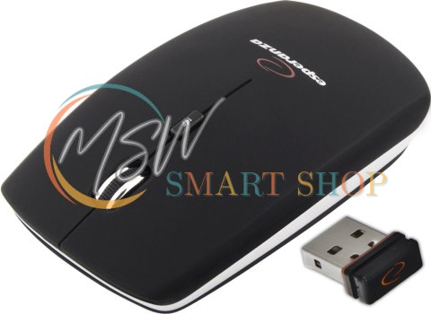 EM120K Mysz bezprzewodowa 2.4GHz 4D optyczna USB Saturn czarna EM120K Mysz bezprzewodowa 2.4GHz 4D optyczna USB Saturn czarna