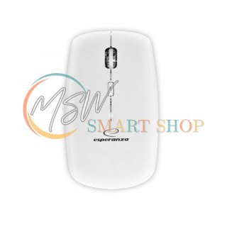 EM120W Mysz bezprzewodowa 2.4GHz 4D optyczna USB Saturn biała