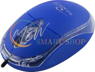 TM102B Mysz przewodowa 3D optyczna USB Raptor niebieska Titanum