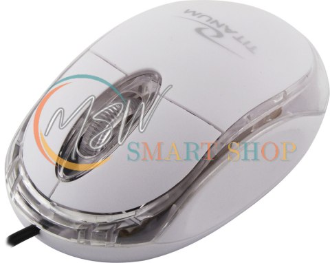 TM102W Mysz przewodowa 3D optyczna USB Raptor biała Titanum TM102W Mysz przewodowa 3D optyczna USB Raptor biała Titanum
