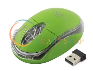 TM120G Mysz bezprzewodowa 2.4GHz 3D optyczna USB Condor zielona