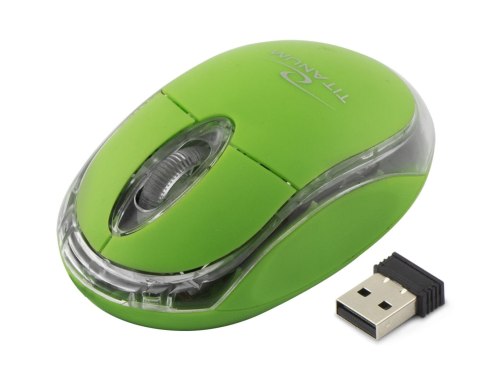 TM120G Mysz bezprzewodowa 2.4GHz 3D optyczna USB Condor zielona TM120G Mysz bezprzewodowa 2.4GHz 3D optyczna USB Condor zielona