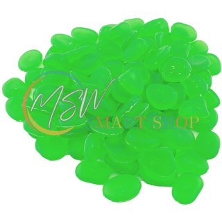 AG653B Kamienie świecące fluor zielone
