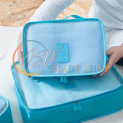 BQ28F Organizer podróżny 6 szt blue
