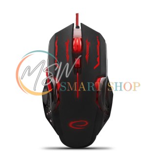 EGM403R Esperanza mysz przewod. gaming led 6d opt. usb apache czerwona