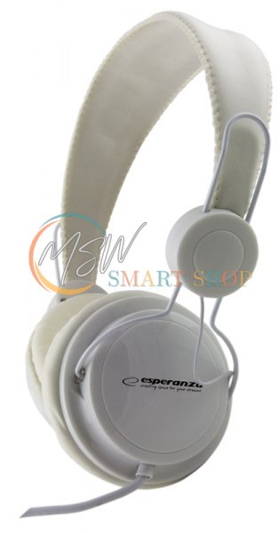 EH148W Esperanza słuchawki audio sensation białe