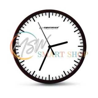 EHC010W Esperanza zegar ścienny budapest biały