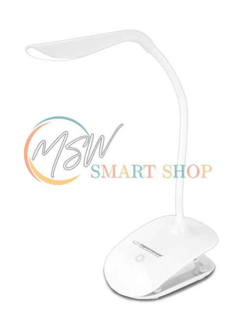 ELD104W Esperanza lampka biurkowa led deneb biała ELD104W Esperanza lampka biurkowa led deneb biała