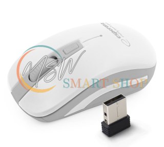EM126EW Esperanza mysz bezprz. 2.4ghz 4d opt. usb uranus biało/szara