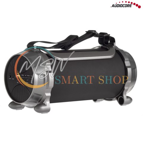 Głośnik bazooka bluetooth Audiocore, radio FM, karta microSD, czarny, moc 100W, 2000mAh, AC890 Głośnik bazooka bluetooth Audiocore, radio FM, karta microSD, czarny, moc 100W, 2000mAh, AC890