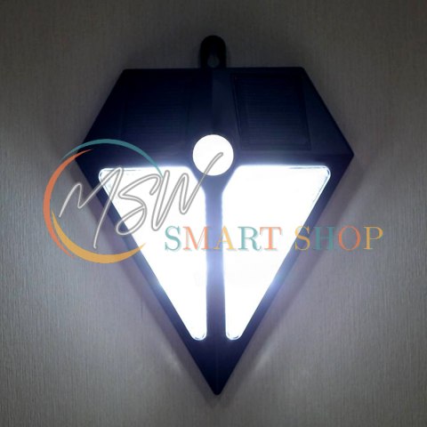 Lampa LED Maclean, Solarna, Ścienna, Z czujnikiem ruchu, 6 LED, 2x solar, MCE168 Lampa LED Maclean, Solarna, Ścienna, Z czujnikiem ruchu, 6 LED, 2x solar, MCE168