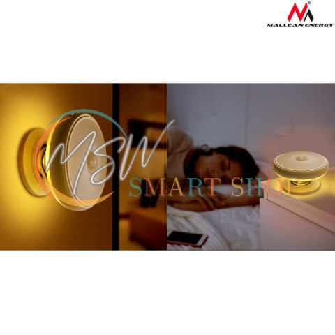 Lampa LED z sensorem ruchu Maclean, magnes, tylne podświetlenie, tryby świecenia: ciągły, czujnik PIR, 3xAAA, MCE223 Lampa LED z sensorem ruchu Maclean, magnes, tylne podświetlenie, tryby świecenia: ciągły, czujnik PIR, 3xAAA, MCE223