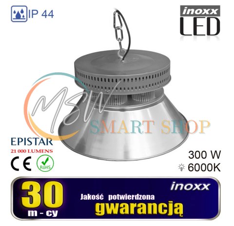 Lampa przemysłowa led 300w high bay cob 27 000lm 6000k zimna Lampa przemysłowa led 300w high bay cob 27 000lm 6000k zimna