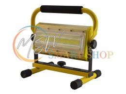 Naświetlacz przenośny led 100w 6000k aku/ 230v