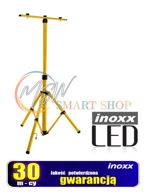 Naświetlacz przenośny led 50w x2 + statyw teleskopowy 160cm Naświetlacz przenośny led 50w x2 + statyw teleskopowy 160cm