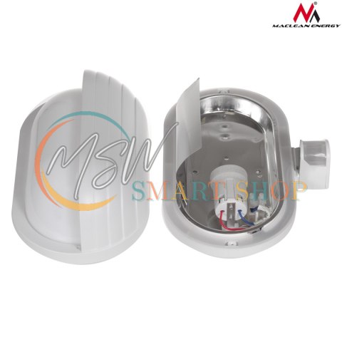Oprawa ścienna Maclean, z czujnikiem PIR, max. 60W, 180°, MCE33 W