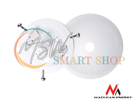 Plafon z czujnikiem ruchu Maclean, sufitowy, z czujnikiem PIR, max. 2x40W, E27, MCE22