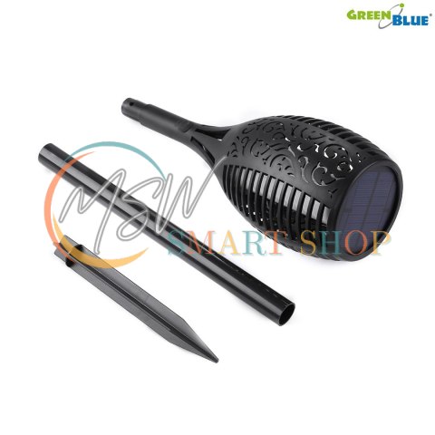 Pochodnia solarna GreenBlue, lampa ogrodowa LED, realistyczny efekt żywego ognia, IP65, GB156 Pochodnia solarna GreenBlue, lampa ogrodowa LED, realistyczny efekt żywego ognia, IP65, GB156
