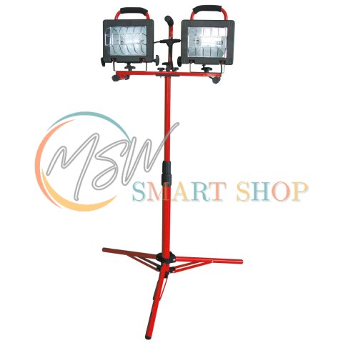Podwójna lampa halogenowa statyw-przenośna 2x500w ce proline Podwójna lampa halogenowa statyw-przenośna 2x500w ce proline