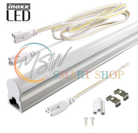 Świetlówka led liniowa t5 120cm 18w neutralna 4000k lampa natynkowa zintegrowana z oprawą Świetlówka led liniowa t5 120cm 18w neutralna 4000k lampa natynkowa zintegrowana z oprawą