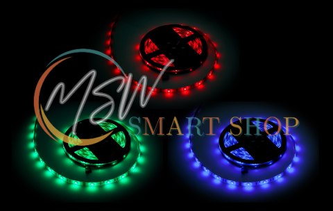 Sznur diodowy 5m Rebel RGB(150x5050 SMD), wodoodporny -- białe PCB Sznur diodowy 5m Rebel RGB(150x5050 SMD), wodoodporny -- białe PCB