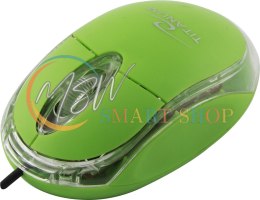 TM102G Titanum mysz przewod. 3d opt. usb raptor zielona